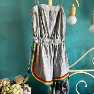 Rainbow & Heather Grey Girls Size 8/10